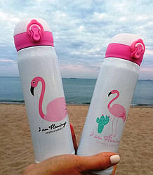 Термос із напувалкою Фламінго, 400 мл