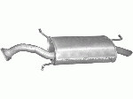 Глушник Мітсубіші Карізма (Mitsubishi Carisma) 1.8 GDi 99-05 (14.144) Polmostrow алюминизированный