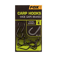 Карповые крючки Fox Wide Gape - size 2 - Крючки формы вайд гейп №2 (10шт)