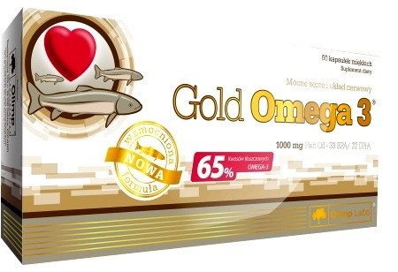 Gold Omega-3 65% Olimp, 60 капсул