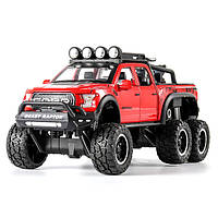 Игрушка пикап Ford Raptor джип внедорожник машинка моделька металлическая коллекционная Красный (59159)