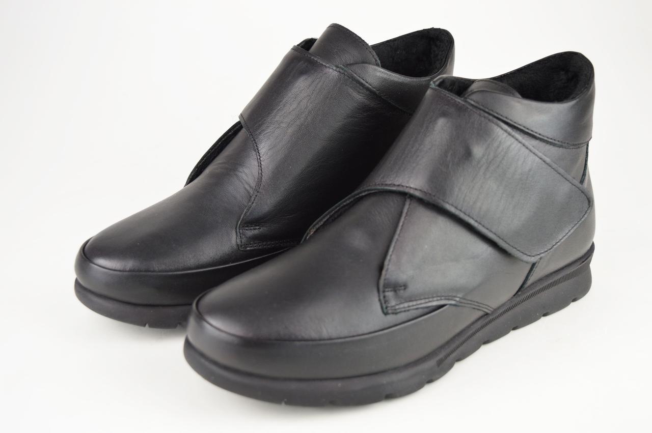 Черевики кофрот на липучці Altura 619 39 Чорна вовна 37