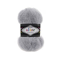 Alize Mohair Classic серый №21