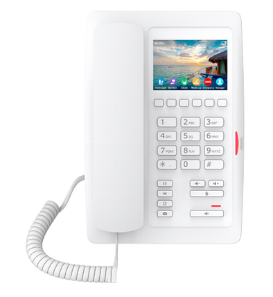 IP-телефон з Wi-Fi для готелю Fanvil H5W білий, фото 3