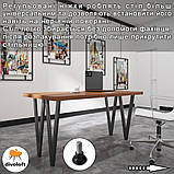 Стіл обідній, кухонний, для вітальні на металевих ногах “Вi-4” ТМ "Металл-Дизайн", фото 3