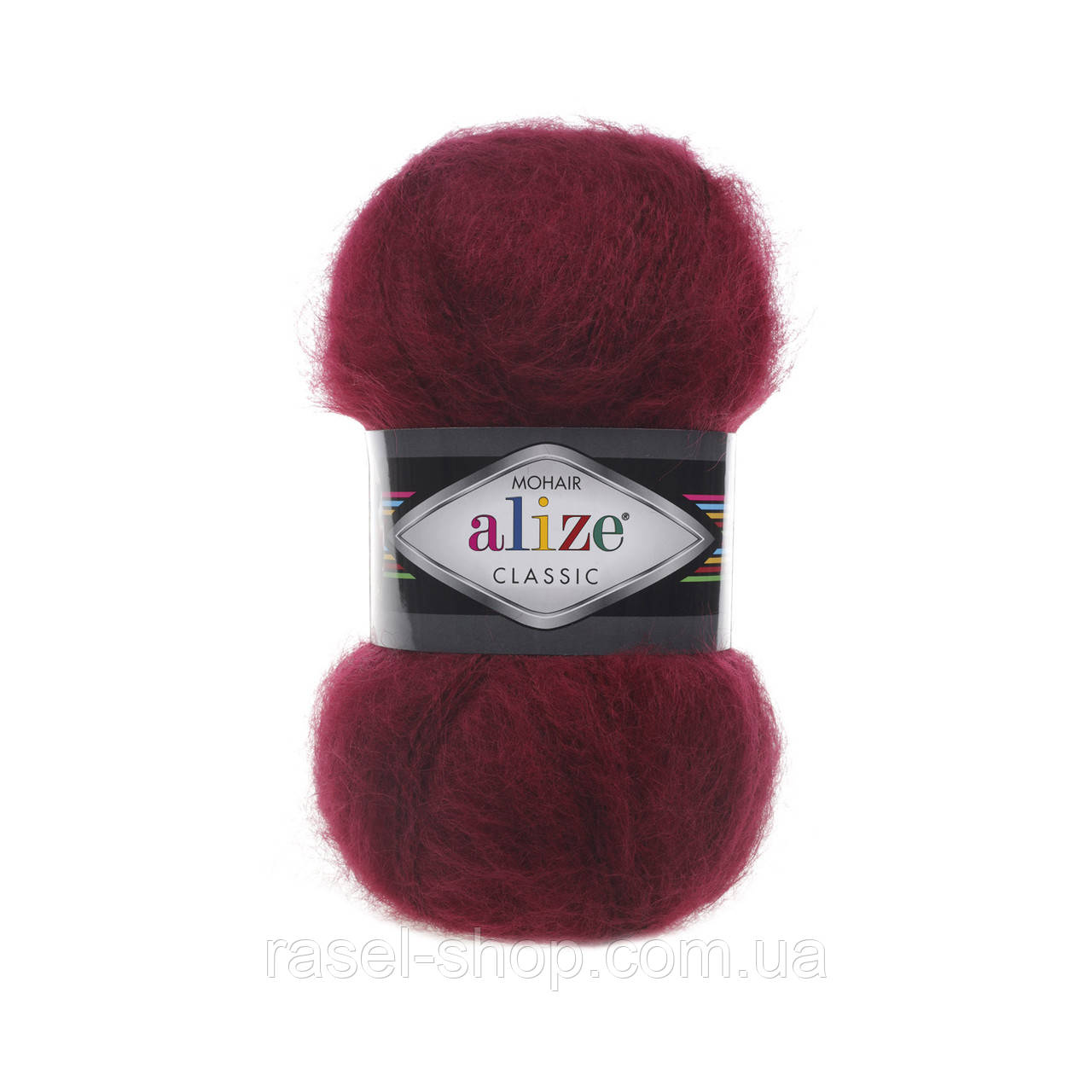 Alize Mohair Classic бордовый №57, фото 1