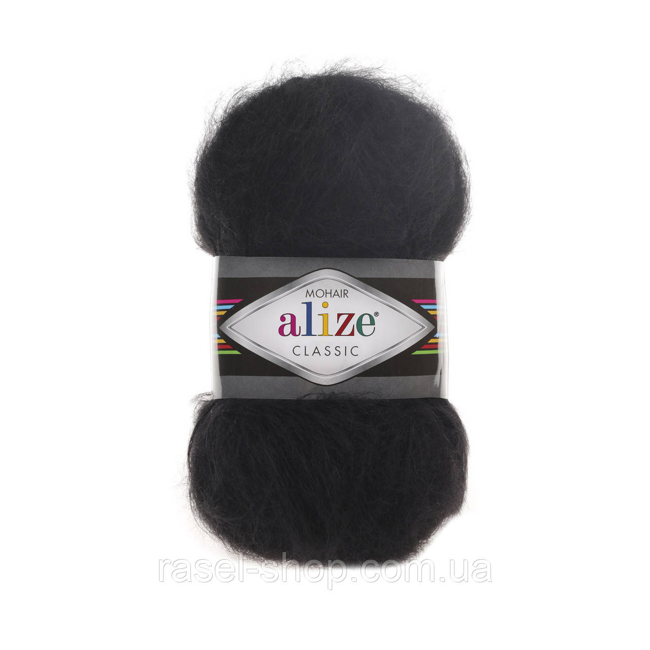 Alize Mohair Classic чёрный №60, фото 1