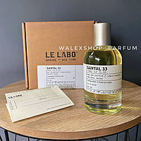 Парфуми Унісекс Le Labo Santal 33 (Tester) 100 ml Ле Лабо Сантал 33 (Тестер) 100 мл