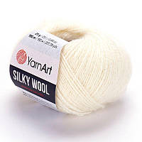 YarnArt Silky Wool — 330 молочний