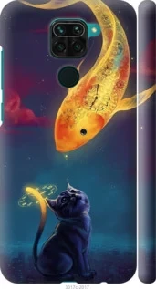 Чохол на Xiaomi Redmi Note 9 Котячий сон "3017c-2017-47372"