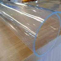 Пленка ПВХ силиконовая,НА МЕТРАЖ 500 мкм (0.5мм) ширина 1.5м,прозрачная,на окна,столы