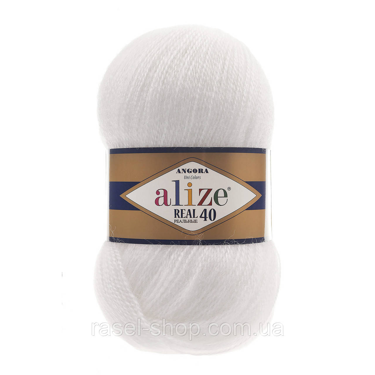 Alize Angora Real 40 белый №55, фото 1