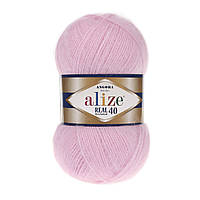 Alize Angora Real 40 светло розовый №185