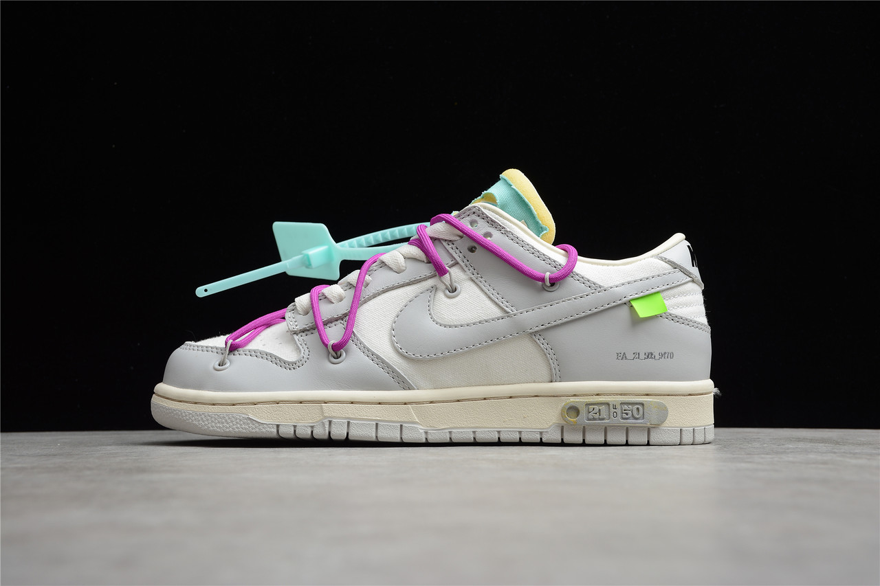 Кросівки жіночі Off-White x Nike Dunk Low / DNK-298