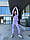 Женский костюм в спортивном стиле с принтом тай дай с джоггерами и кофтой с градиентом (р. 42-44) 84mko2090, фото 9