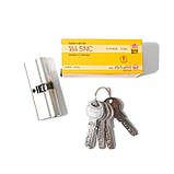 Циліндр дверної KALE 164SNC 31/60 ключ/ключ 91мм, фото 3