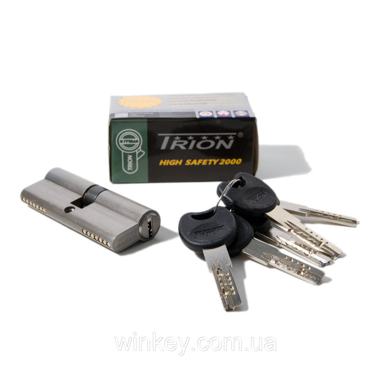 Циліндр дверний TRION 35/55 ключ/ключ 90мм
