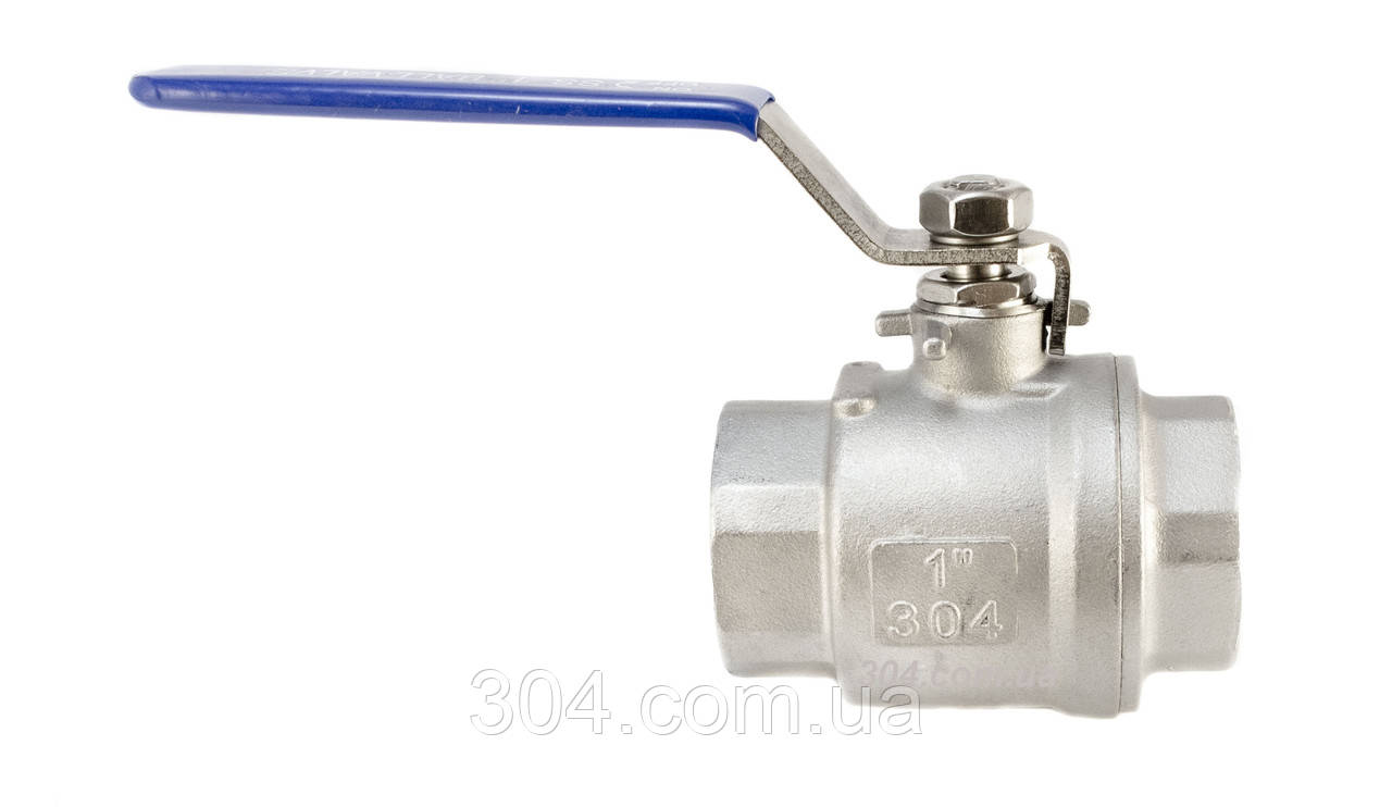 Кульовий кран нержавіючий повнопрохідний Ду 25 AISI 304, фото 1