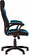 Комп'ютерне ігрове геймерське крісло Комбо Combo Tilt PL-73 тканина MF-A/AB-31 чорний з блакитним, фото 3