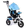 Дитячий триколісний велосипед коляска Baby Trike 6595 УЧЕНКА, фото 3
