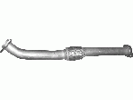 Приймальна труба з гофрою Ніссан Навару (NISSAN NAVARA) 2.5 D 05 - (15.211) Polmostrow алюминизированный