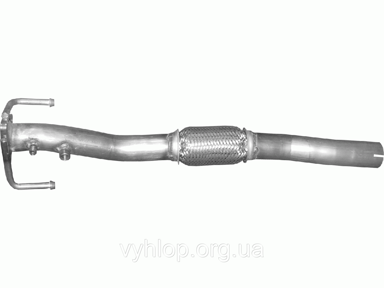 Труба середня Опель Корса Д (Opel Corsa D) 1.3 TDi 06 — (17.346) Polmostrow