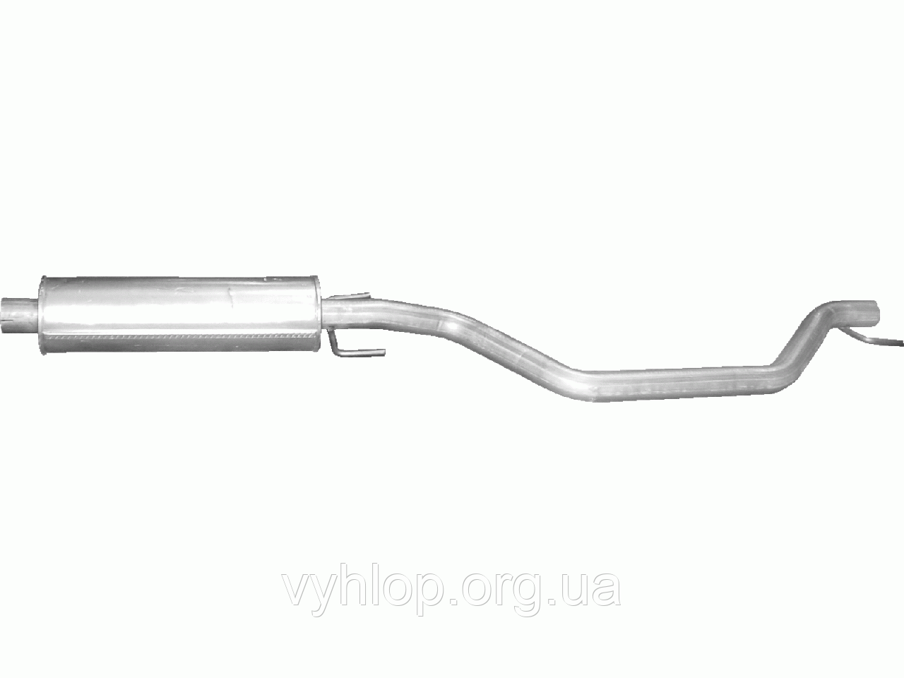 Резонатор Опель Сигнум, Вектра С (Opel Signum , Vectra C) 2.0 / 2.2 DTi 03 - 05 (17.72) Polmostrow