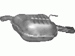Глушник Опель Вектра С (Opel Vectra C) 2.2 i 16V (17.635) Polmostrow алюминизированный