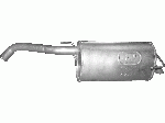 Глушник Ніссан Ноут (Nissan Note) 1.4 06-09 (15.232) Polmostrow алюминизированный