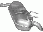 Глушник Опель Сигнум (Opel Signum) 1.8 03-08 (17.73) Polmostrow алюминизированный