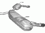 Глушник Опель Сигнум (Opel Signum) 2.0 03 (17.69) Polmostrow алюминизированный
