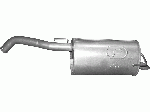 Глушник Ніссан Ноут (Nissan Note) 1.6 06-09 (15.21) Polmostrow алюминизированный