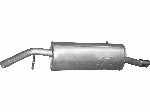 Глушник Пежо 207 (Peugeot 207) 1.4 i/1.6 i 16V 07-13 (19.182) Polmostrow алюминизированный