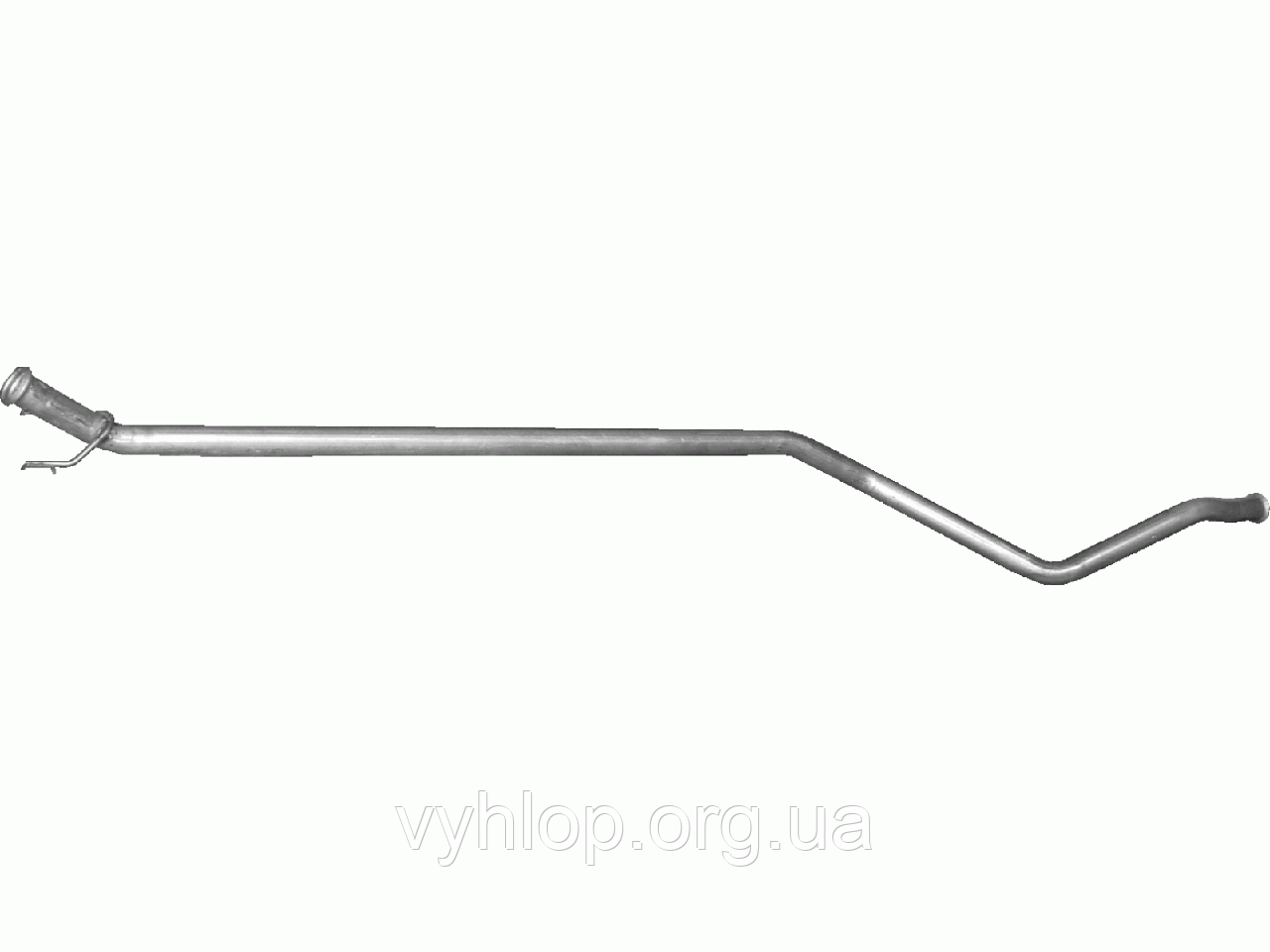 Глушник Пежо 307 (Peugeot 307) 1.4 HDi TD 02-04 (19.219) Polmostrow алюминизированный