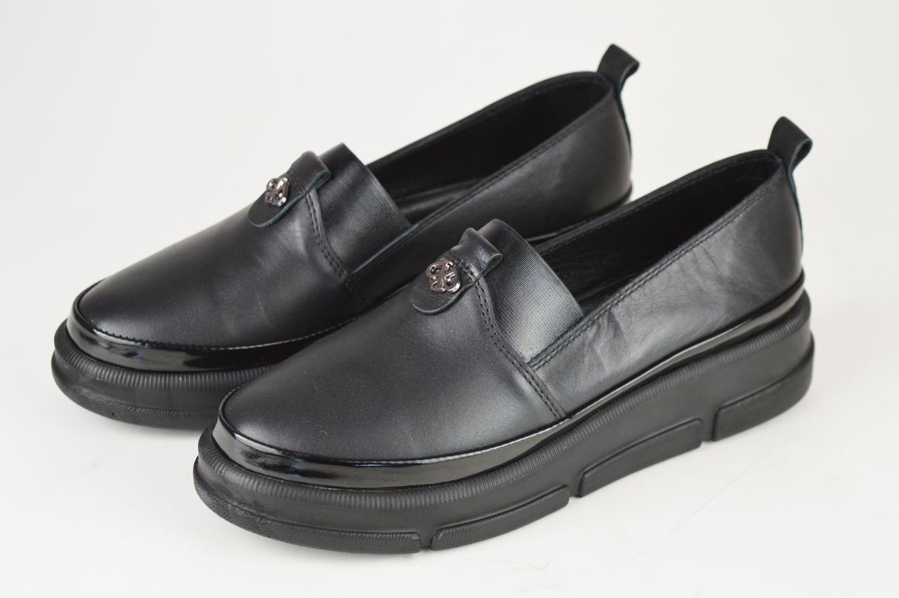 Сліпони жіночі Phany 1145 36 Чорний шкіра