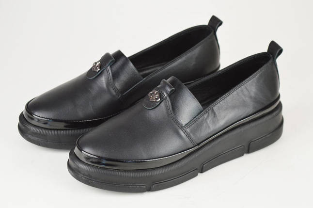 Сліпони жіночі Phany 1145 36 Чорний шкіра, фото 1