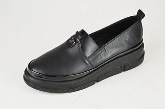 Сліпони жіночі Phany 1145 36 Чорний шкіра, фото 2