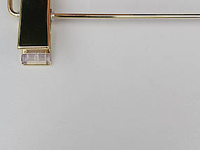 Довжина 34 см. Плічка серія Сristallo для штанів і спідниць акрилові кришталево прозорі, Mainetti Group Італія, фото 3
