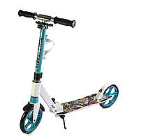Самокат двоколісний складаний з заднім ножним гальмом Scale Sports SS-15 Колір Tiffany