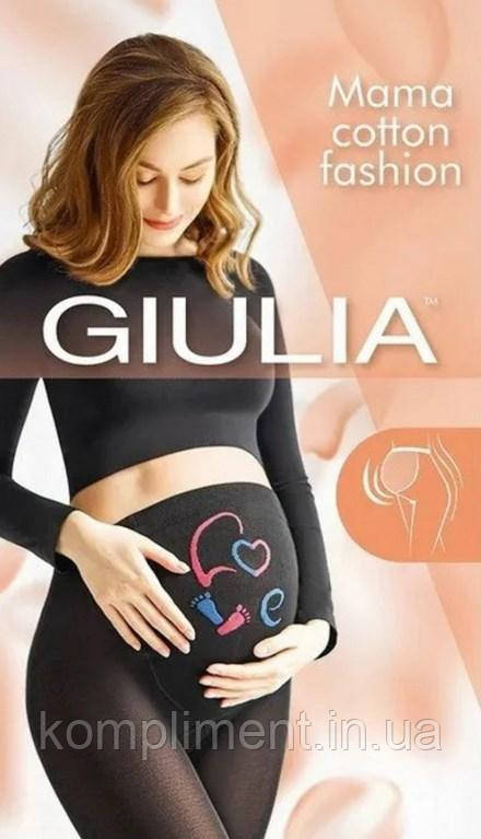 Колготки бавовняні для вагітних від GIULIA Mama cotton fashion, No1