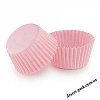 Бумажные формы для конфет 30х24 мм (100 шт.) розовые