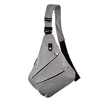 Сумка CROSS BODY (світла-сіра)