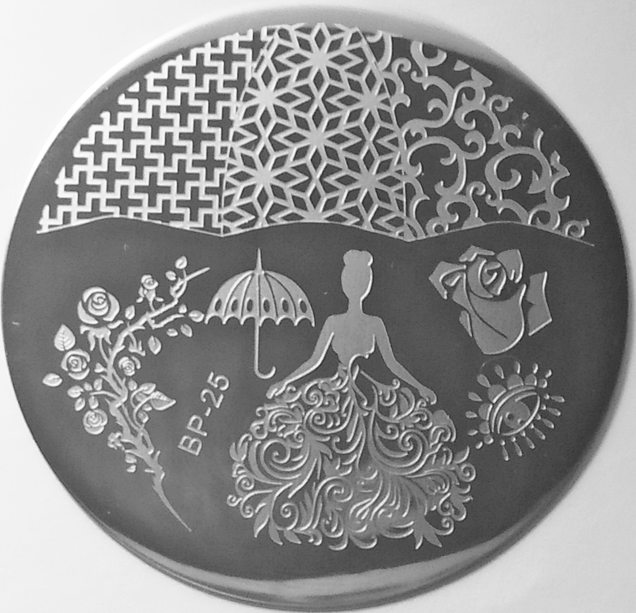 BP-25 Born Pretty пластина для стемпінгу