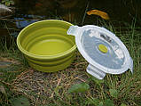 Складаний Контейнер з кришкою-засувкою Tramp TRC-087-olive (800ml), фото 6