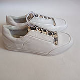 Шкіряні білі кросівки туфлі жіночі 39-25 Esmara Heidi Klum, фото 7