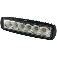 LED фара рабочая 18W/60, (6x3W) 1260 lm широкий луч (пр-во Jubana)