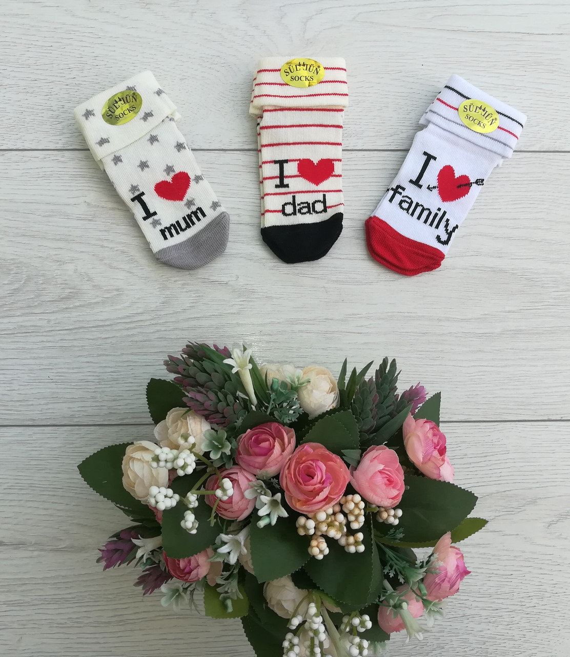 Шкарпетки для немовлят "Любимки" бавовняного 3-7 міс., фото 1