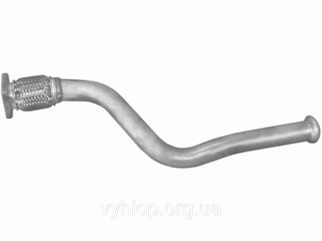 Труба колекторна Рено Сімбол (Renault Symbol) 1.5 dCi 01/01- (21.508) Polmostrow алюмінізований