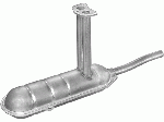 Глушник Шкода (Skoda) 105/120/ 79-89 (24.03) Polmostrow алюминизированный