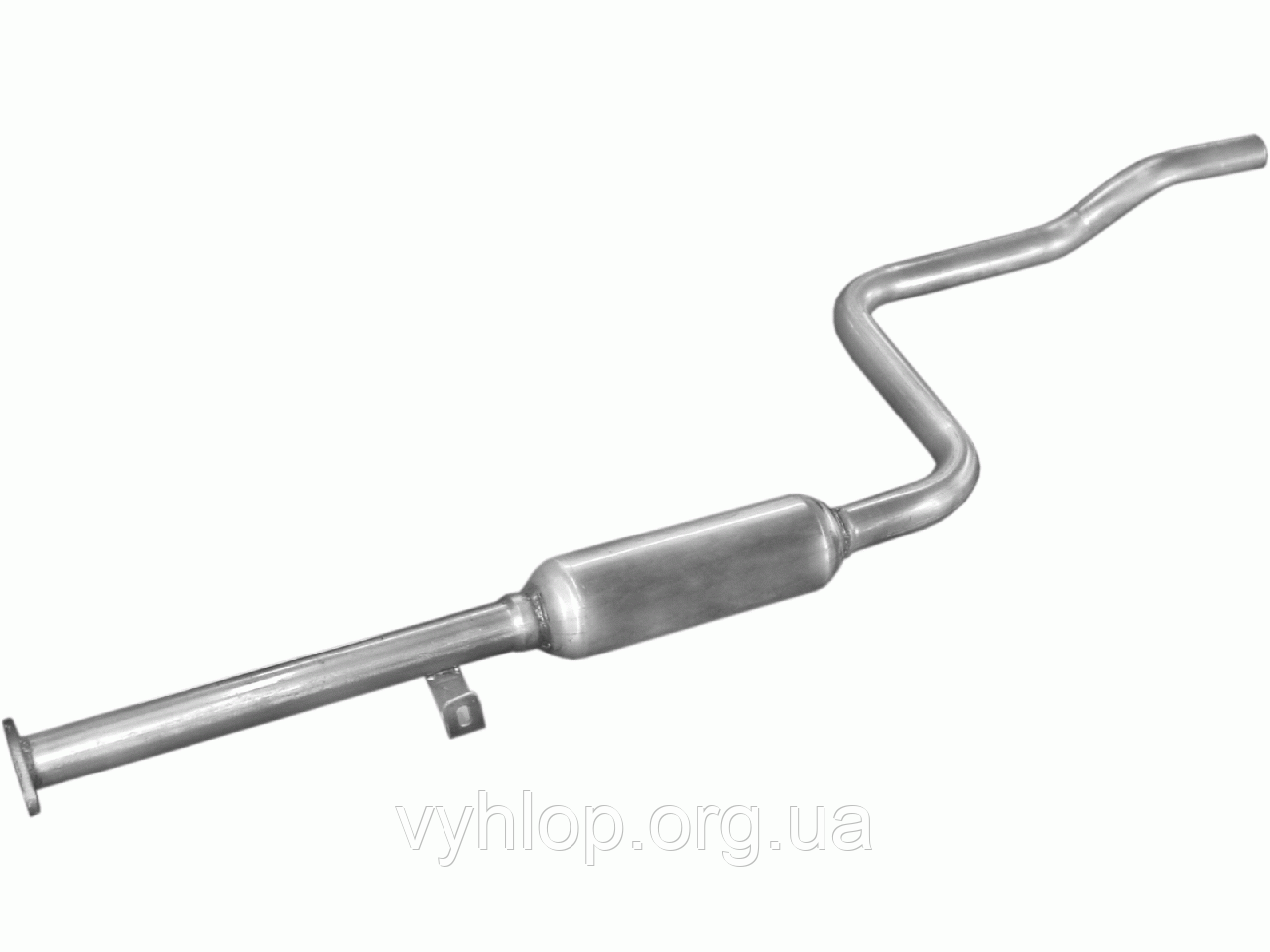 Резонатор Сузукі Свіфт (Suzuki Swift) 1.6 i 16V 90 - 91 (25.35) Polmostrow алюминизированный